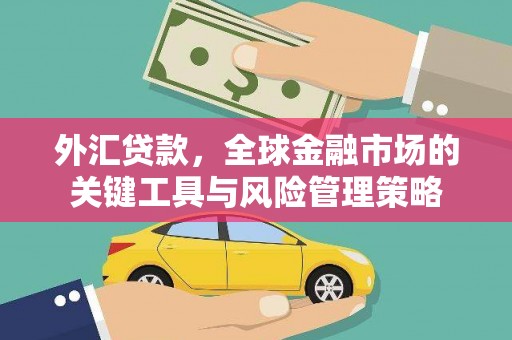 江汉外汇贷款，全球金融市场的关键工具与风险管理策略