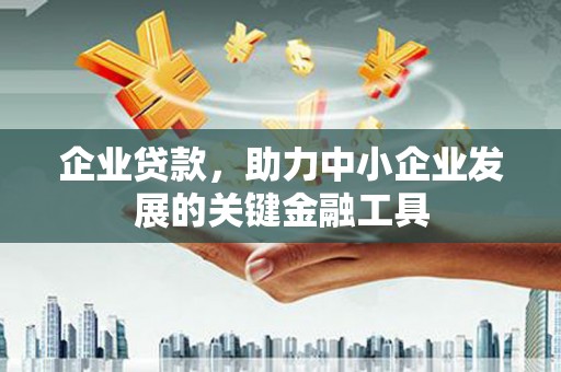 江汉企业贷款，助力中小企业发展的关键金融工具