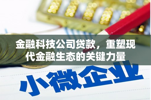 江汉金融科技公司贷款，重塑现代金融生态的关键力量