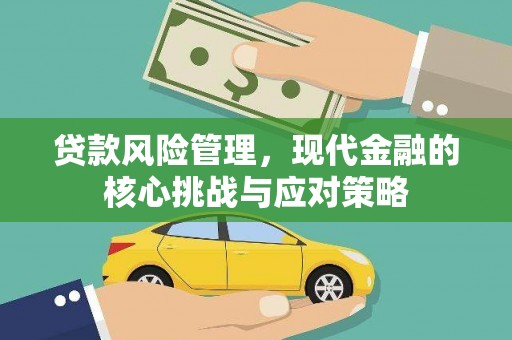 江汉贷款风险管理，现代金融的核心挑战与应对策略
