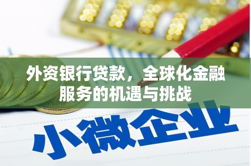 江汉外资银行贷款，全球化金融服务的机遇与挑战