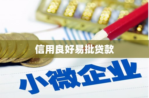 江汉信用良好易批贷款